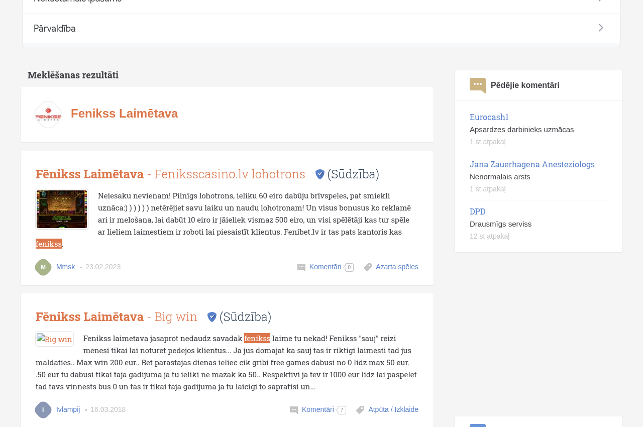 Fenikss lietotāju konteksta uztverums